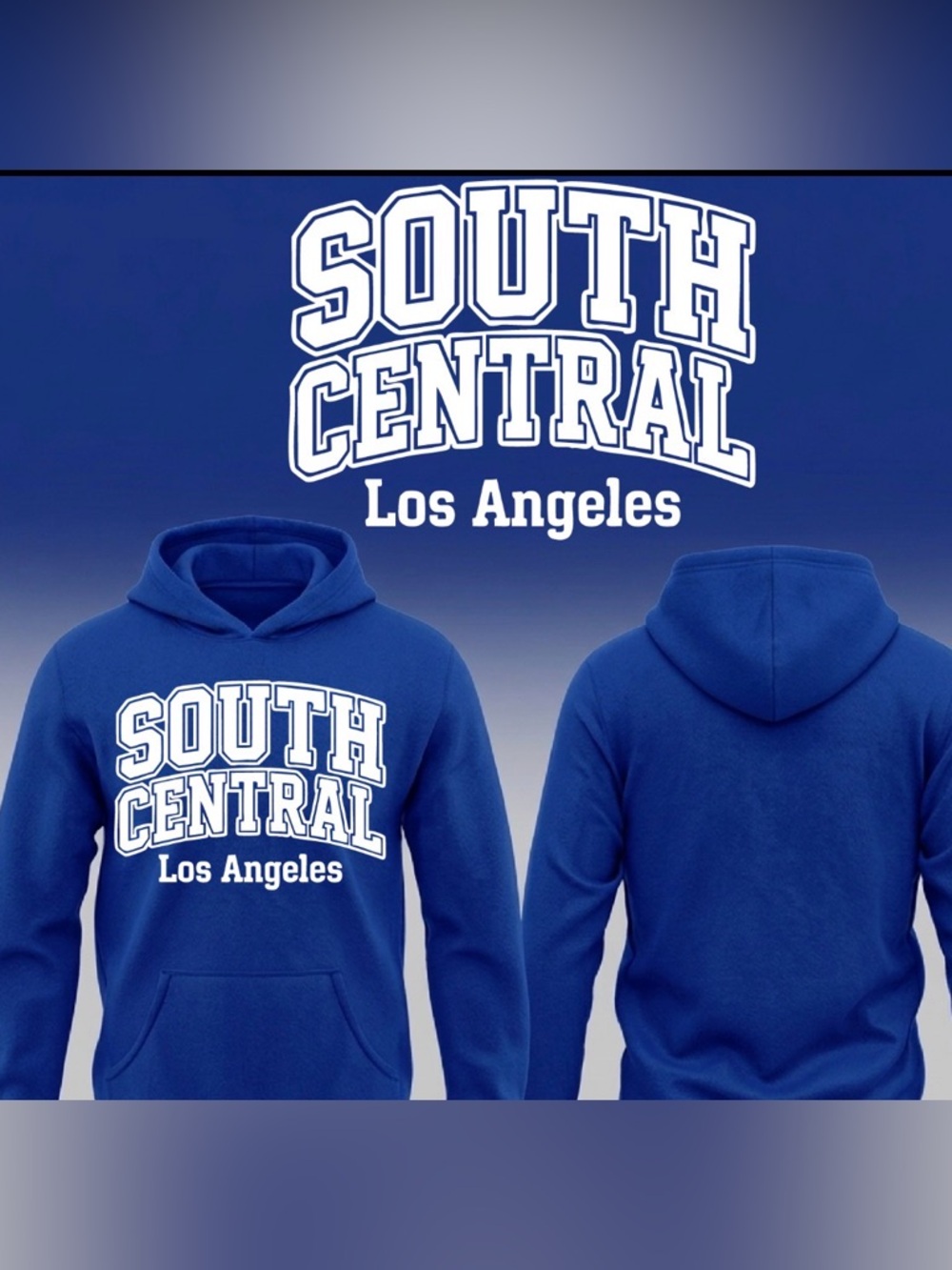 South central LA Hoodie New S-5Xl